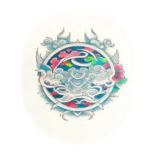 irish symbol tattoo design idea