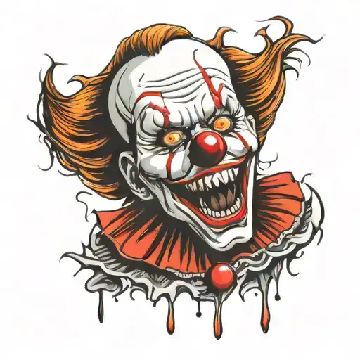 Pennywise tattoo design idea