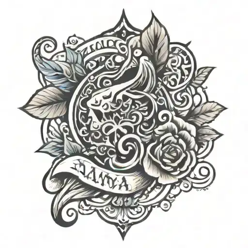 Nana tattoo logo tattoo design idea