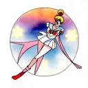 sailor moon tattoo design idea