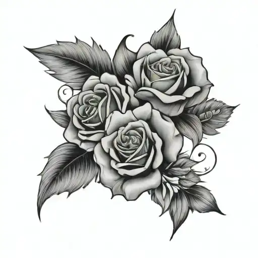 matching tattoos for a trans man and his mom tattoo design idea