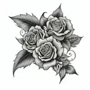 matching tattoos for a trans man and his mom tattoo design idea