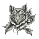 matching tattoos for a trans man and his mom tattoo design idea