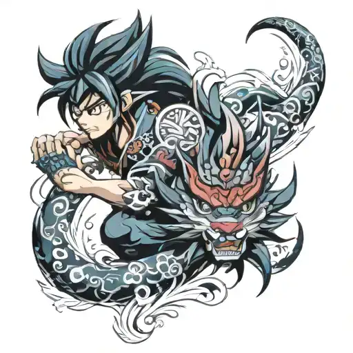 beyblade tattoo design idea
