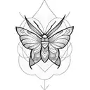 moth  tattoo design idea