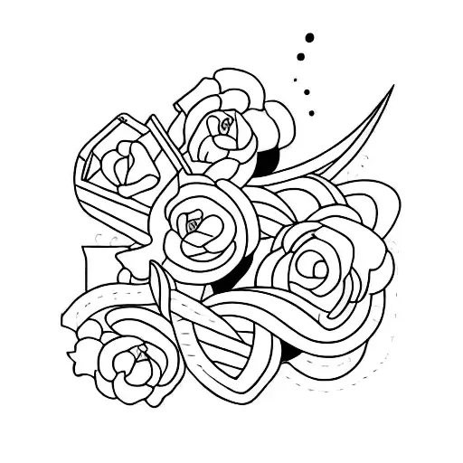 aniversario 25 años de casada tattoo design idea