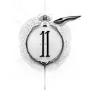 Roman Numeral Birthdate  tattoo design idea