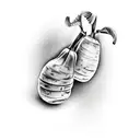 stripping banana tattoo design idea