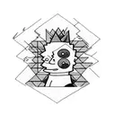 bart simpson muscle tattoo design idea