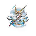 sagittarius tattoo design idea