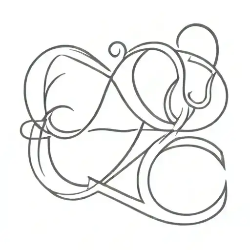 two ampersand symbols representing accepting tattoo design idea