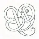 two ampersand symbols representing accepting tattoo design idea