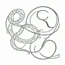 two ampersand symbols representing accepting tattoo design idea