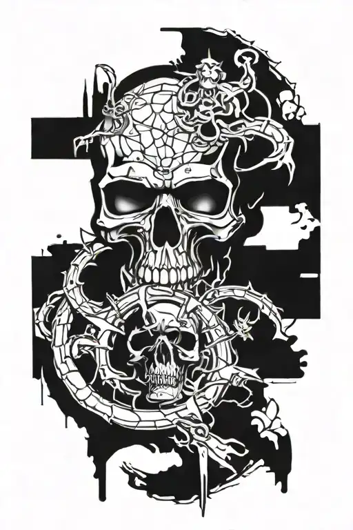 Duty faction from STALKER ANOMALY  tattoo design idea