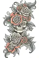 nails tattoo design idea