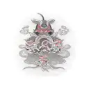 symmetric and modern  tattoo design idea