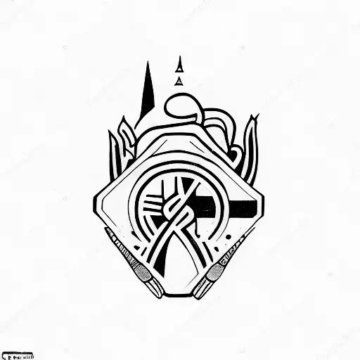  a bjj belt tattoo design idea