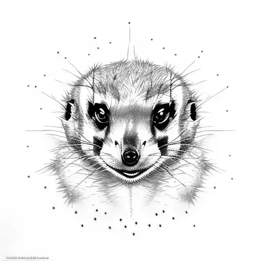 meerkat tattoo design idea