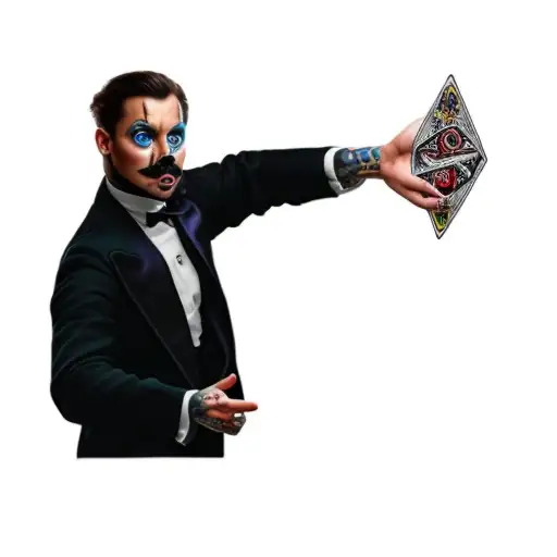 a magician tattoo design idea