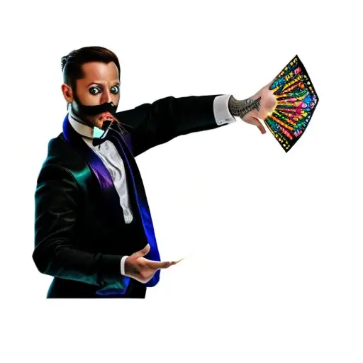 a magician tattoo design idea