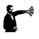 a magician tattoo design idea