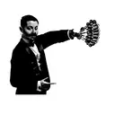 a magician tattoo design idea