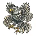 polish eagle  tattoo design idea