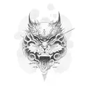 satoru gojo tattoo design idea