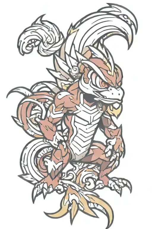 Infernape Pokémon tattoo design idea