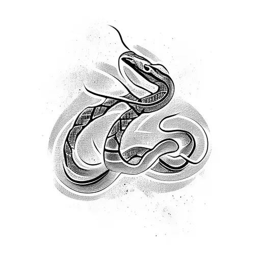 Snake tattoo hi-res stock photography and images - Alamy