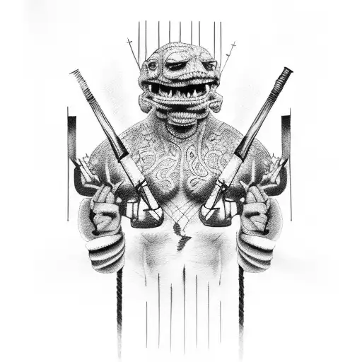 Fight club tattoo design idea