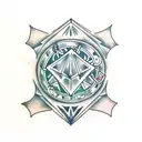 DND Dice Bard tattoo design idea