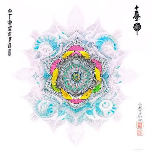 sahahara chakra tattoo design idea