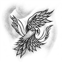 Phoenix tattoo design idea
