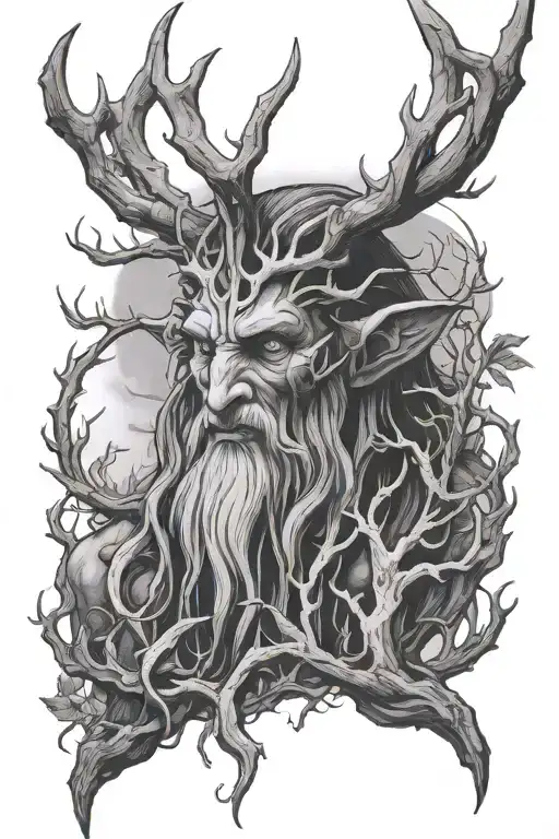 leshy tattoo design idea