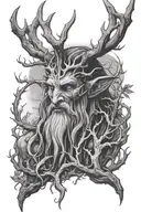 leshy tattoo design idea