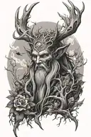 leshy tattoo design idea