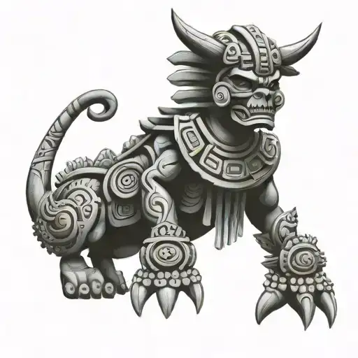 tlaloc tattoo design idea