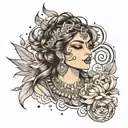 Kritika nakshatra tattoo design idea