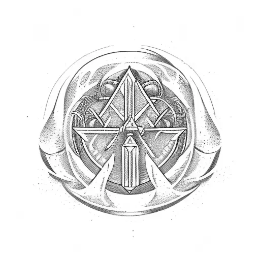 biblical apocalypse tattoo design idea