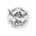 biblical apocalypse tattoo design idea