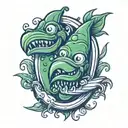 2 peas in a pod tattoo design idea