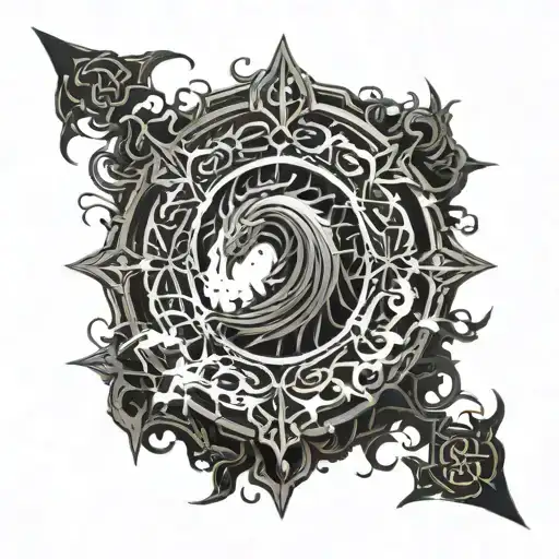 Dark Sign from Dark Souls tattoo design idea