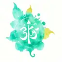 Hindu Muslim Cristian and Chinese religion symbol in to one symbol tattoo tattoo design idea