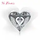Eiffel Tower entwined with a heart-shaped airplane tattoo design idea