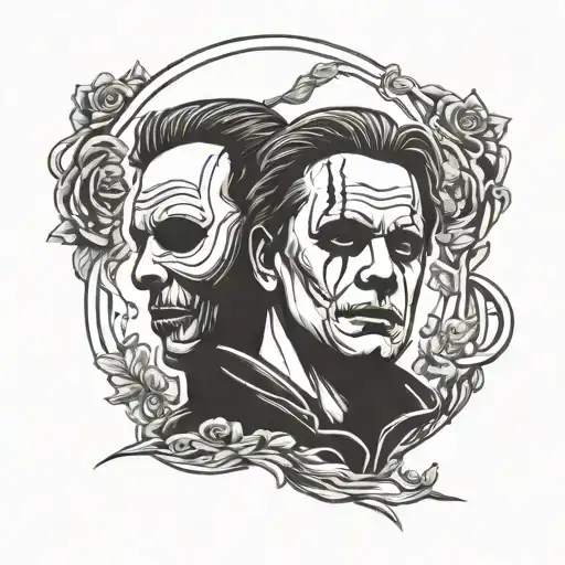 michael myers best friend tattoo tattoo design idea