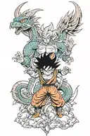 dragon Ball Z tattoo design idea