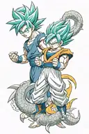dragon Ball Z tattoo design idea