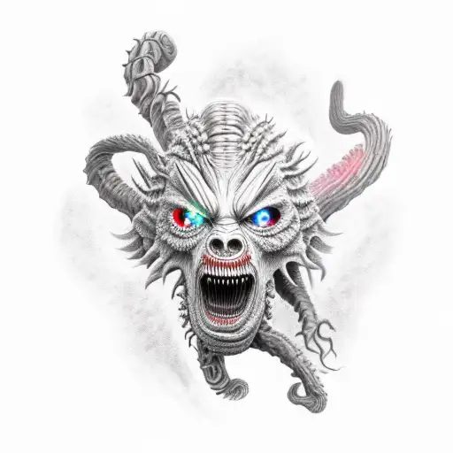 Demogorgon  tattoo design idea