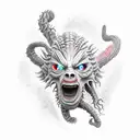 Demogorgon  tattoo design idea